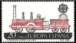 Sellos de Europa - Espa�a -  ESPAÑA 1988 2949 Sello Nuevo Serie Europa 1º Ferrocarril español en Cuba Yvert2563 Scott2555