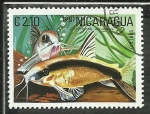 Stamps Nicaragua -  Corydoras Arcuatus