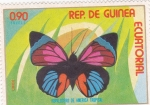 Stamps Equatorial Guinea -  Mariposa
