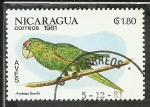 Stamps Nicaragua -  Aratinga Finschi