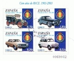 Stamps Spain -  100 años del  R.A.C.E.  Real Automovil Club de España