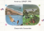 Stamps : America : Costa_Rica :  DESARROYO SOSTENIBLE upaep