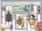 Stamps Madagascar -  INSECTOS Y SETAS