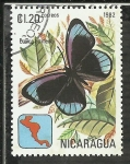 Stamps : America : Nicaragua :  Eunica Alcmena
