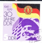 Stamps Germany -  30 Aniversario DDR
