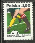 Stamps Poland -  Argentina 1978