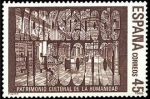 Stamps Spain -  ESPAÑA 1988 2980 Sello Nuevo Monumentos Españoles Patrimonio Humanidad Monasterio El Escorial M-2861