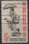 Stamps United States -  Letter Carriel