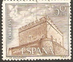 Stamps Spain -  1809 - Castillo de Balsareny en Barcelona