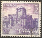 Stamps : Europe : Spain :  1814 - Castillo Coca en Segovia