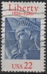 Sellos de America - Estados Unidos -  Estatua d' l' Livertad