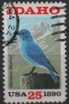 Stamps United States -  Moutain Bluebrid Sawtooth