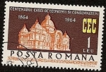 Sellos de Europa - Rumania -  Centenario -  CEC  - Central Cajas de ahorro