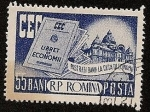 Stamps Romania -  Cajas de Ahorro  CEC  y libreta de ahorros