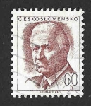 Stamps Czechoslovakia -  1541 - Presidente Ludvík Svoboda