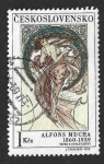 Stamps Czechoslovakia -  1636 - Pintura Checa
