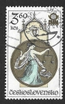 Stamps Czechoslovakia -  2189 -  Reloj del Ayuntamiento Praga