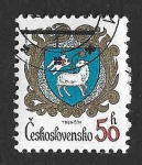 Sellos de Europa - Checoslovaquia -  2399 - Escudo de la Ciudad de Trenčín