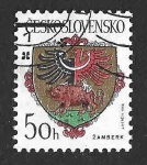 Sellos de Europa - Checoslovaquia -  2597 - Escudo de la Ciudad de Žamberk