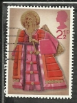 Stamps United Kingdom -  Christmas - 1972