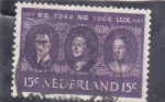 Stamps Netherlands -  20 Aniversario del BENELUX