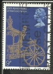 Stamps United Kingdom -  25th Anniversary of the Coronation