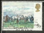 Stamps United Kingdom -  Saddling Mahmoud for the Derby