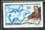 Stamps Rwanda -  25 Anniversaire de la Mort de Roosevelt