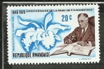 Stamps : Africa : Rwanda :  25 Anniversaire de la Mort de Roosevelt