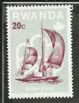 Stamps Rwanda -  Montreal-76