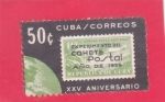 Stamps Cuba -  XXV aniversario cohete postal