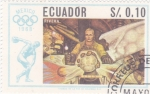 Sellos de America - Ecuador -  OLIMPIADA MEXICO'68