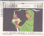 Sellos de America - Ecuador -  NAVIDAD'67