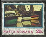Stamps : Europe : Romania :  Barce la Honfleur