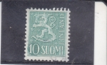 Stamps Finland -  león rampante