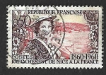 Sellos de Europa - Francia -  958 - Centenario de la Anexión de Niza y Saboya