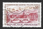 Stamps France -  1308 - XLIV Congreso Nacional de Federación de las Sociedades Filatélicas Francesas