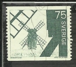 Stamps Sweden -  Molino de viento