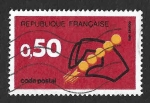 Sellos de Europa - Francia -  1346 - Introducción del Sistema de Código Postal