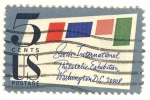 Stamps United States -  Exhibicion Internacional Philatelica Washington DC