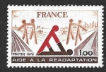Stamps France -  1622 - Rehabilitación de Minusválidos