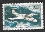 Sellos de Europa - Francia -  C38 - Morane Saulnier MS.760 París