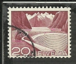 Stamps Switzerland -  Grimsel Reservoir