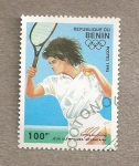 Stamps Africa - Benin -  Juegos olimpicos Atlanta, Tennis 1996