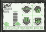 Stamps : America : Uganda :  Ibrd & Affiliates-IMF Annual Meetings Nairobi