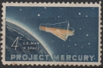 Stamps United States -  Proyecto Mercurio