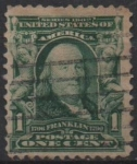 Sellos de America - Estados Unidos -  Franklin 