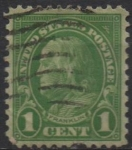 Stamps United States -  Benjamín Franklin