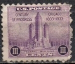 Stamps United States -  Edificio Federal Chicago