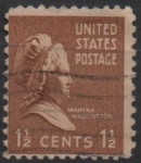 Sellos de America - Estados Unidos -  Martha Washington